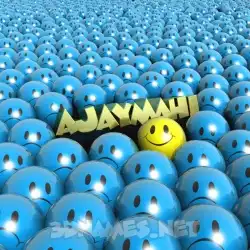 ajaymahi in Special Smileys style - 3D name wallpaper