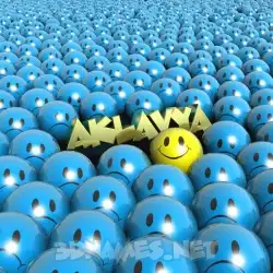 aklavya in Special Smileys style - 3D name wallpaper