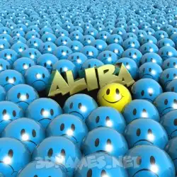 alira in Special Smileys style - 3D name wallpaper