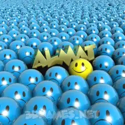 almat in Special Smileys style - 3D name wallpaper