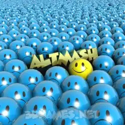 altmash in Special Smileys style - 3D name wallpaper