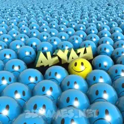 alyazi in Special Smileys style - 3D name wallpaper