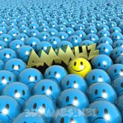 ammuz in Special Smileys style - 3D name wallpaper