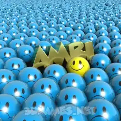 amri in Special Smileys style - 3D name wallpaper
