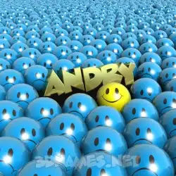 andry in Special Smileys style - 3D name wallpaper