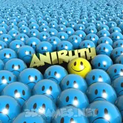 aniruth in Special Smileys style - 3D name wallpaper