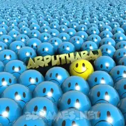 arputharaj in Special Smileys style - 3D name wallpaper