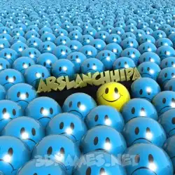 arslanchhipa in Special Smileys style - 3D name wallpaper