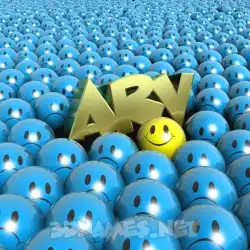 arv in Special Smileys style - 3D name wallpaper
