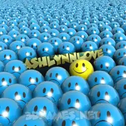 ashlynnlove in Special Smileys style - 3D name wallpaper