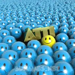 atti in Special Smileys style - 3D name wallpaper