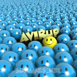 avirup in Special Smileys style - 3D name wallpaper