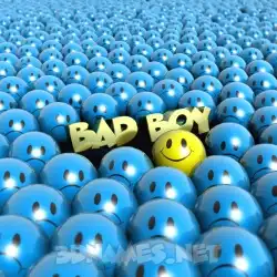 bad boy in Special Smileys style - 3D name wallpaper