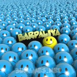 barpaliya in Special Smileys style - 3D name wallpaper