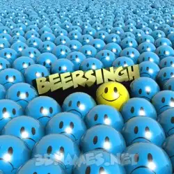 beersingh in Special Smileys style - 3D name wallpaper
