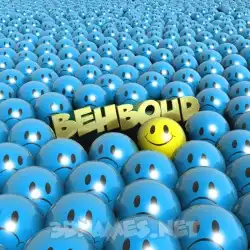 behboud in Special Smileys style - 3D name wallpaper