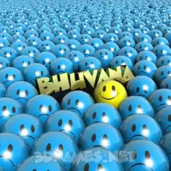 bhuvana in Special Smileys style - 3D name wallpaper