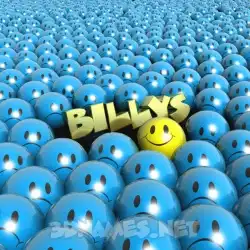 billys in Special Smileys style - 3D name wallpaper