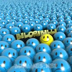 biloribilli in Special Smileys style - 3D name wallpaper