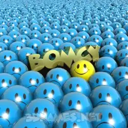 bomcy in Special Smileys style - 3D name wallpaper