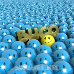 buco in Special Smileys style - 3D name wallpaper
