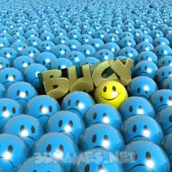 bucy in Special Smileys style - 3D name wallpaper