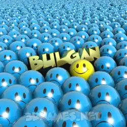 bulgan in Special Smileys style - 3D name wallpaper