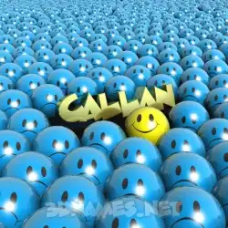 callan in Special Smileys style - 3D name wallpaper