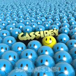 cassidey in Special Smileys style - 3D name wallpaper