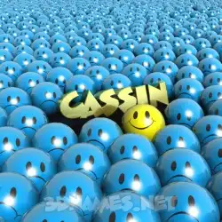 cassin in Special Smileys style - 3D name wallpaper