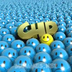 chd in Special Smileys style - 3D name wallpaper