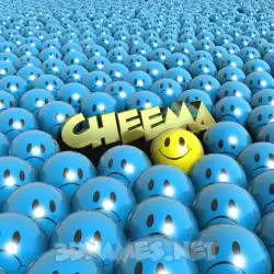 cheema in Special Smileys style - 3D name wallpaper