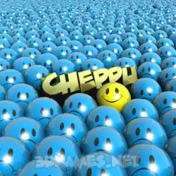 cheppu in Special Smileys style - 3D name wallpaper
