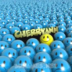 cherryann in Special Smileys style - 3D name wallpaper