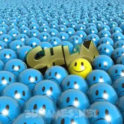chlm in Special Smileys style - 3D name wallpaper