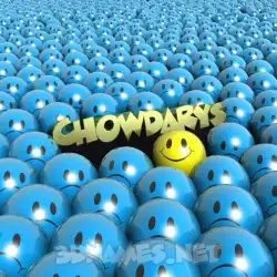 chowdarys in Special Smileys style - 3D name wallpaper