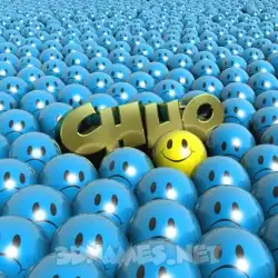 chuo in Special Smileys style - 3D name wallpaper