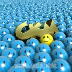 ckm in Special Smileys style - 3D name wallpaper