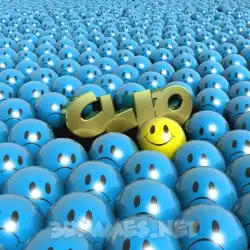 clio in Special Smileys style - 3D name wallpaper