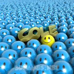 cole in Special Smileys style - 3D name wallpaper