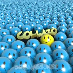 collazo in Special Smileys style - 3D name wallpaper
