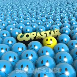copastar in Special Smileys style - 3D name wallpaper