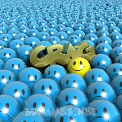crag in Special Smileys style - 3D name wallpaper