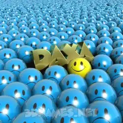 daxa in Special Smileys style - 3D name wallpaper