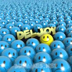 deljoy in Special Smileys style - 3D name wallpaper