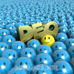 deo in Special Smileys style - 3D name wallpaper