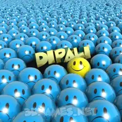 dipali in Special Smileys style - 3D name wallpaper