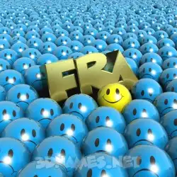 fra in Special Smileys style - 3D name wallpaper