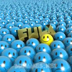 fula in Special Smileys style - 3D name wallpaper