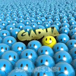 gadha in Special Smileys style - 3D name wallpaper